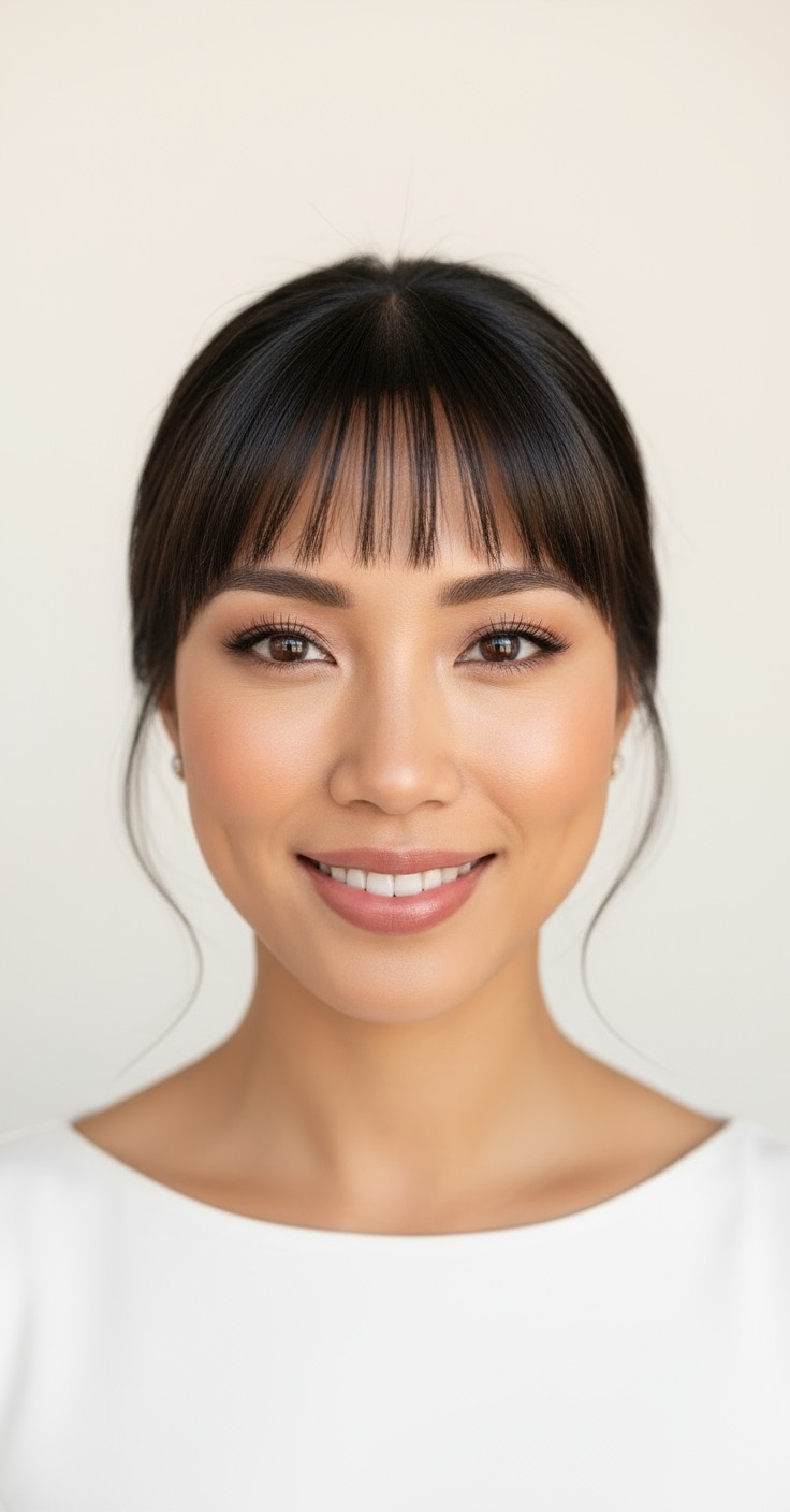 After Dakota Johnson Bangs